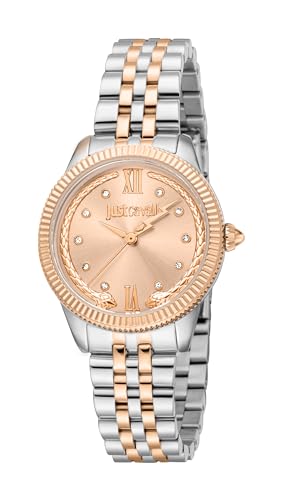 Just Cavalli Damen Analog Quarz Uhr mit Edelstahl Armband JC1L315M0095 von Just Cavalli