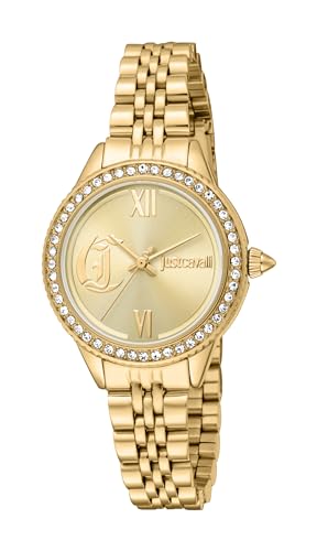 Just Cavalli Damen Analog Quarz Uhr mit Edelstahl Armband JC1L316M0055 von Just Cavalli