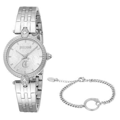 Just Cavalli Damen Analog Quarz Uhr mit Edelstahl Armband JC1L330M0045 von Just Cavalli