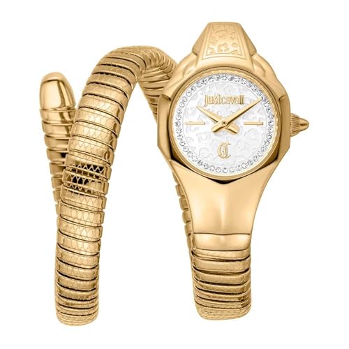 Just Cavalli Damen Analog Quarz Uhr mit Edelstahl Armband JC1L354M0025 von Just Cavalli