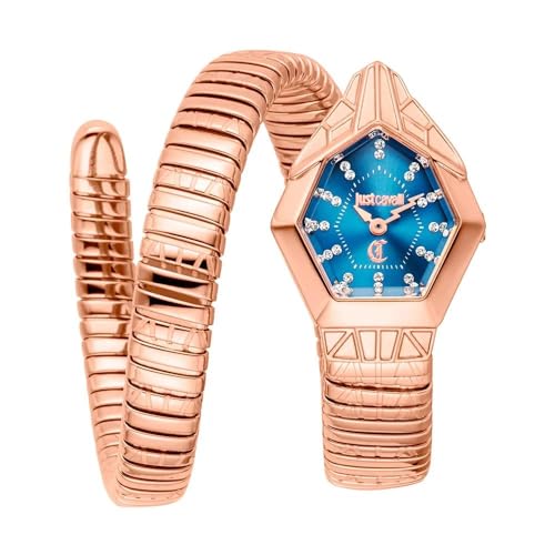 Just Cavalli Damen Analog Quarz Uhr mit Edelstahl Armband JC1L358M0055 von Just Cavalli