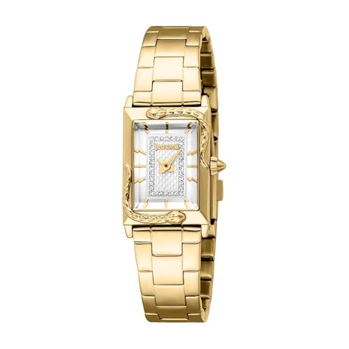 Just Cavalli Damen Analog Quarz Uhr mit Edelstahl Armband JC1L364M0065 von Just Cavalli