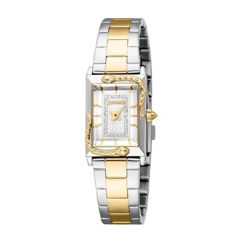 Just Cavalli Damen Analog Quarz Uhr mit Edelstahl Armband JC1L364M0085 von Just Cavalli