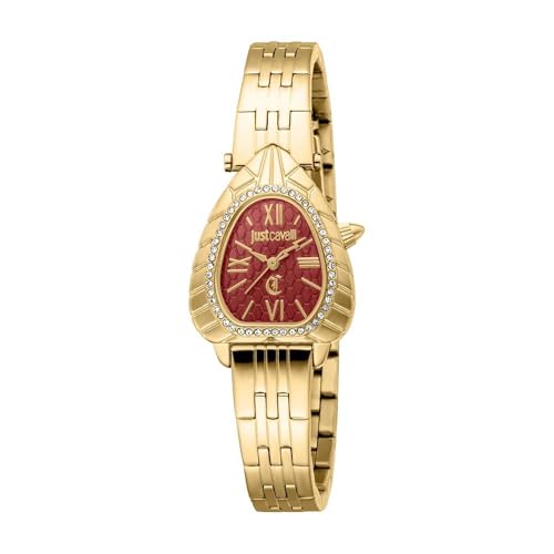 Just Cavalli Damen Analog Quarz Uhr mit Edelstahl Armband JC1L366M0065 von Just Cavalli