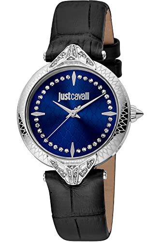 Just Cavalli Damen Analog Quarz Uhr mit Leder Armband JC1L238L0015 von Just Cavalli