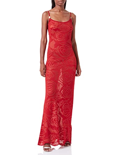 Just Cavalli Damen Kleid, 305j Red Jacquard, XXS von Just Cavalli