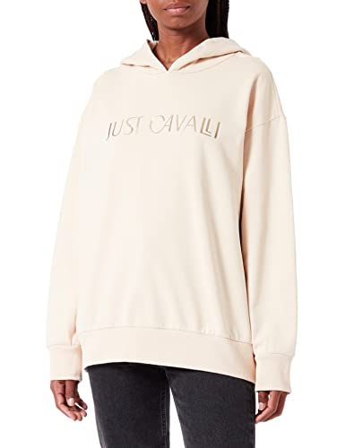 Just Cavalli Damen Sweatshirt, 108 Ivory, M von Just Cavalli