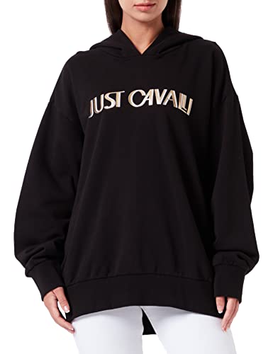 Just Cavalli Damen Sweatshirt, 900 Black, XXS von Just Cavalli
