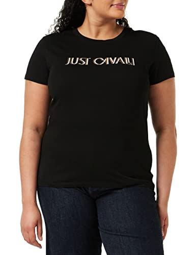 Just Cavalli Damen T-Shirt, 900 Black, S von Just Cavalli
