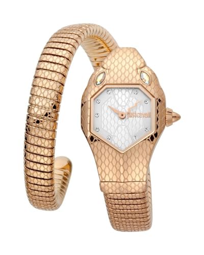 Just Cavalli Damen-Armbanduhr Analog Quarz One Size, Roségold, Armband 32019800 von Just Cavalli