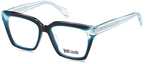 Just Cavalli Damen Vjc002v Sonnenbrille, Shiny Black+Light Green, 50 von Just Cavalli