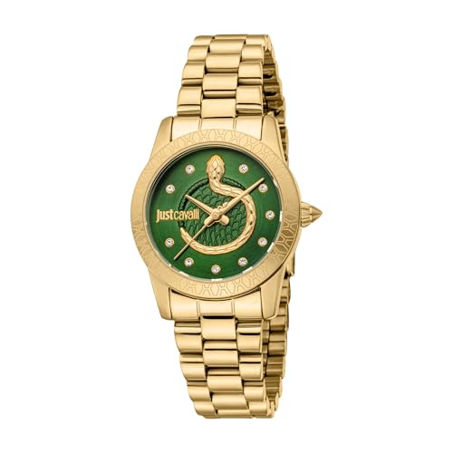 Just Cavalli Eterna Damen-Armbanduhr JC1L359M0065, Goldfarben von Just Cavalli