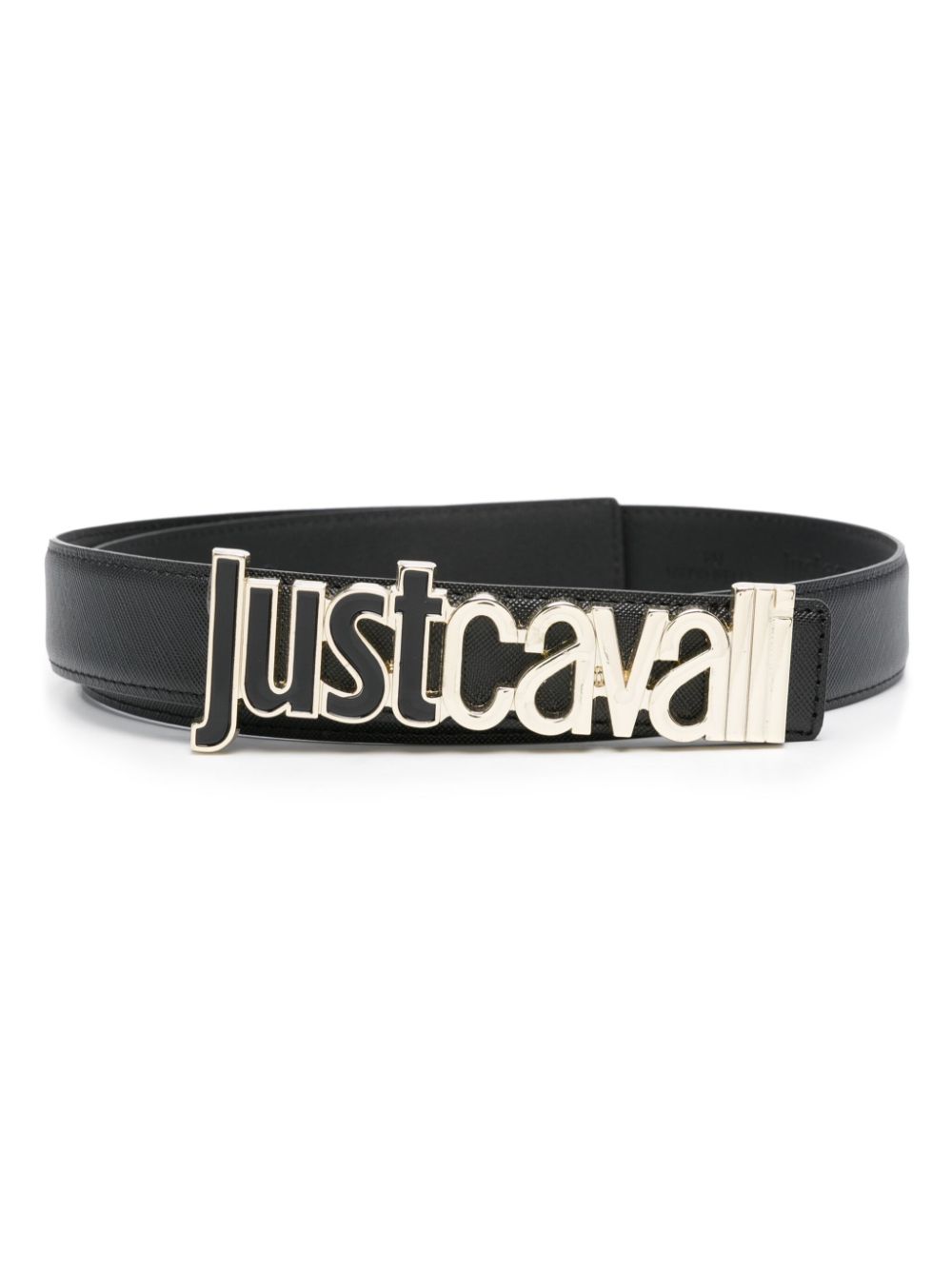 Just Cavalli Gürtel mit Logo - Schwarz von Just Cavalli