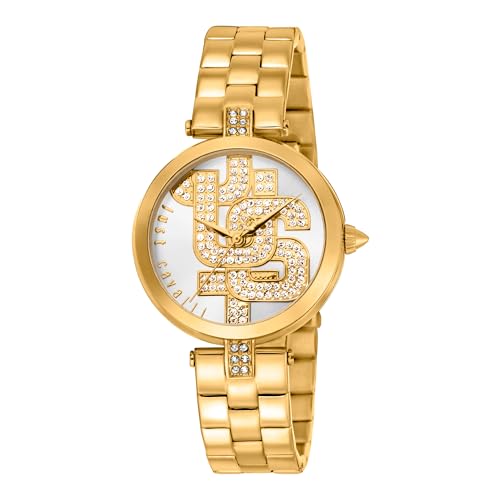 Just Cavalli Herren Analog Quarz Uhr mit Edelstahl Armband JC1L241M0055 von Just Cavalli