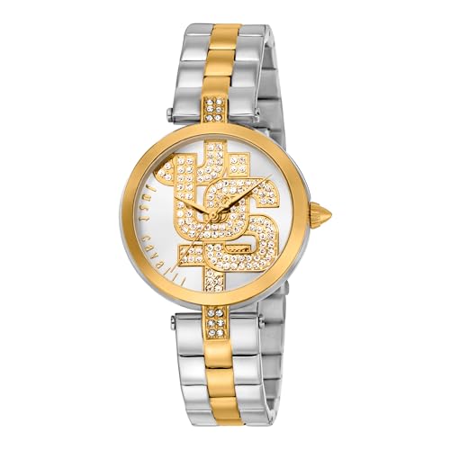 Just Cavalli Herren Analog Quarz Uhr mit Edelstahl Armband JC1L241M0085 von Just Cavalli