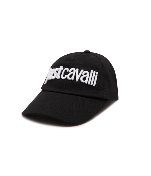 Just Cavalli - Just Cavalli Baseball Cap, Schwarz-Weiß von Just Cavalli