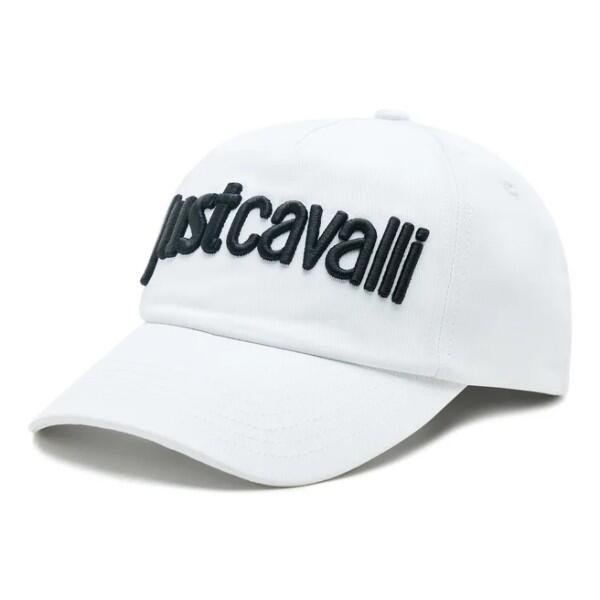 Just Cavalli - Just Cavalli Baseball Cap, Weiß-Schwarz von Just Cavalli