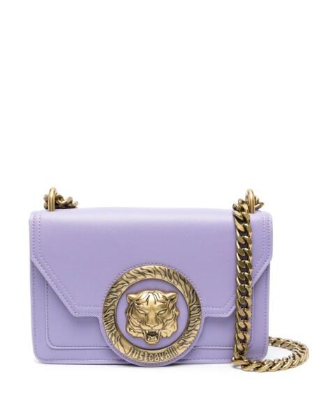 Just Cavalli - Just Cavalli Lila Icon Bag, Umhängetasche, Schultertasche, Violett von Just Cavalli