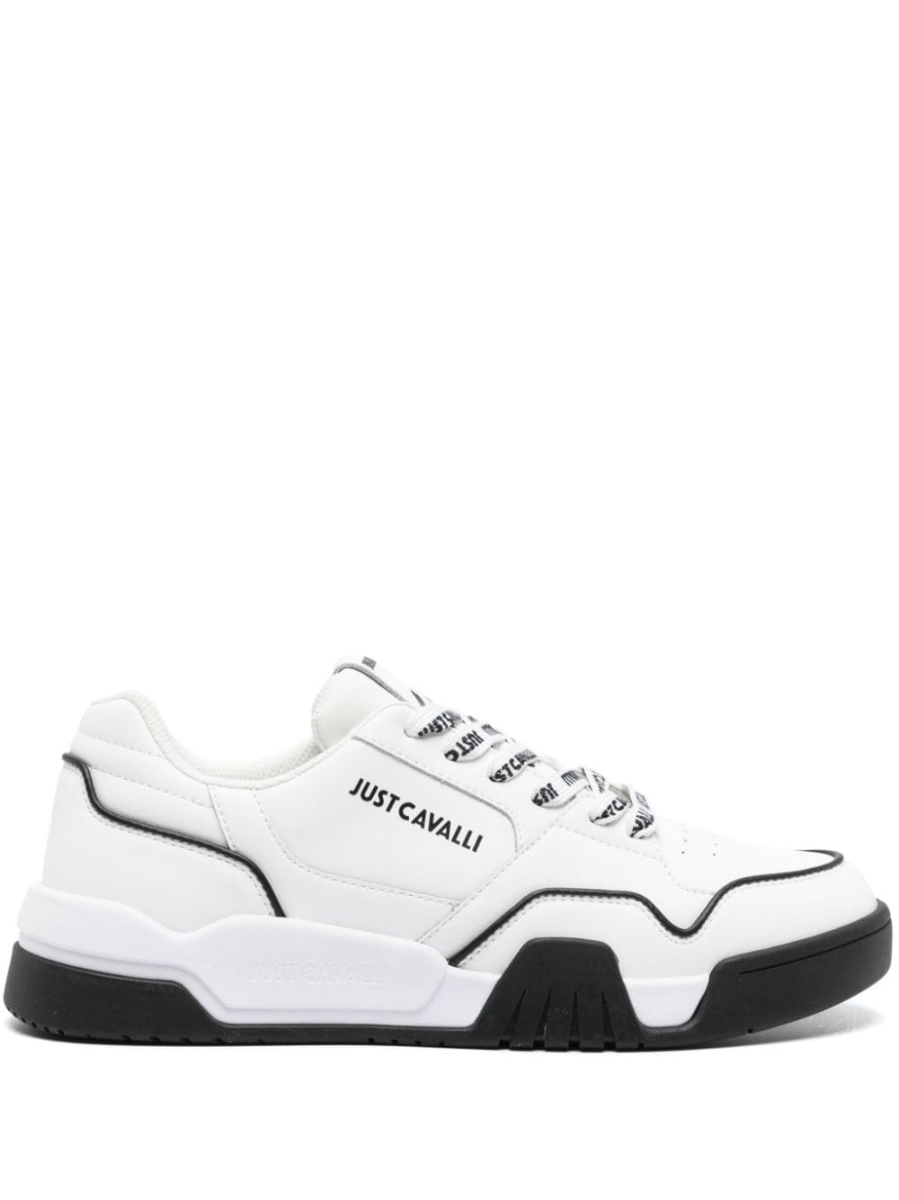 Just Cavalli Klobige Sneakers mit Logo-Prägung - Weiß von Just Cavalli