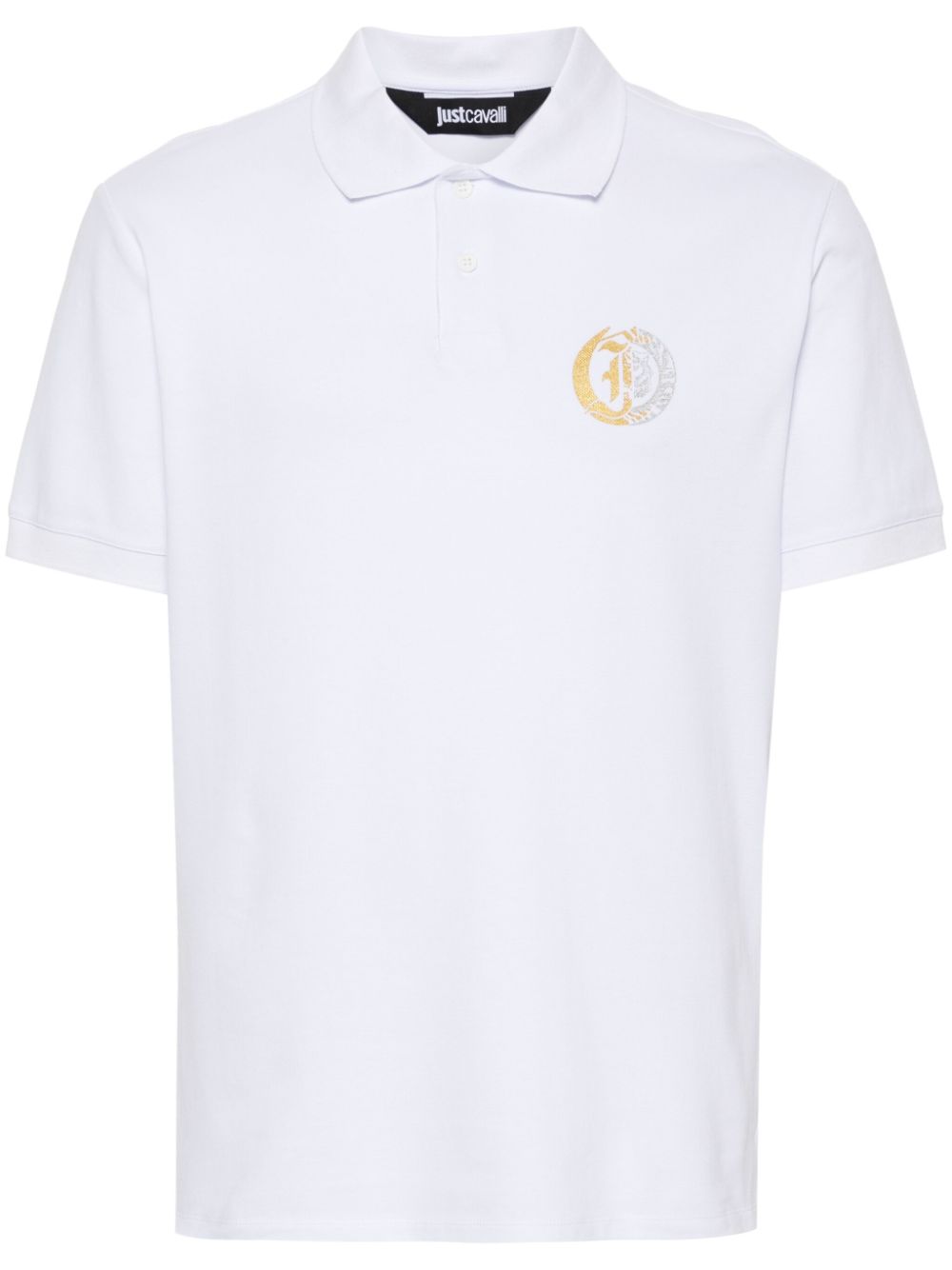 Just Cavalli Poloshirt mit Logo-Print - Weiß von Just Cavalli