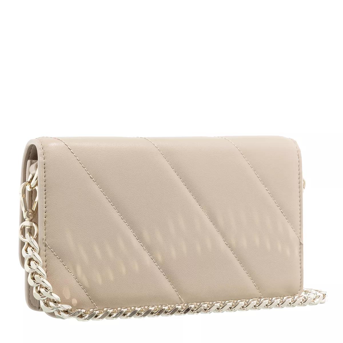 Just Cavalli Portemonnaie - Range Q New Quilted Sketch 9 Wallet - Gr. unisize - in Taupe - für Damen von Just Cavalli