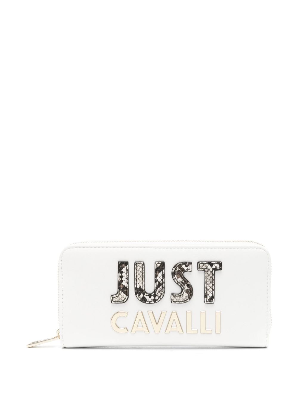 Just Cavalli Portemonnaie mit Logo - Weiß von Just Cavalli