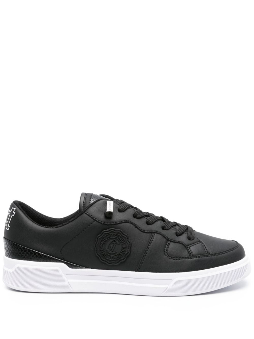 Just Cavalli Sneakers mit Logo-Patch - Schwarz von Just Cavalli