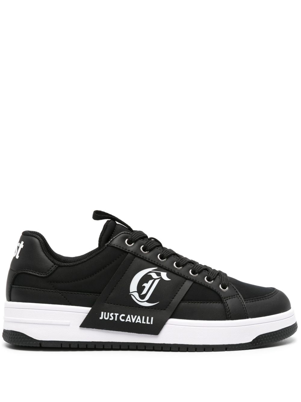 Just Cavalli Sneakers mit Logo-Prägung - Schwarz von Just Cavalli