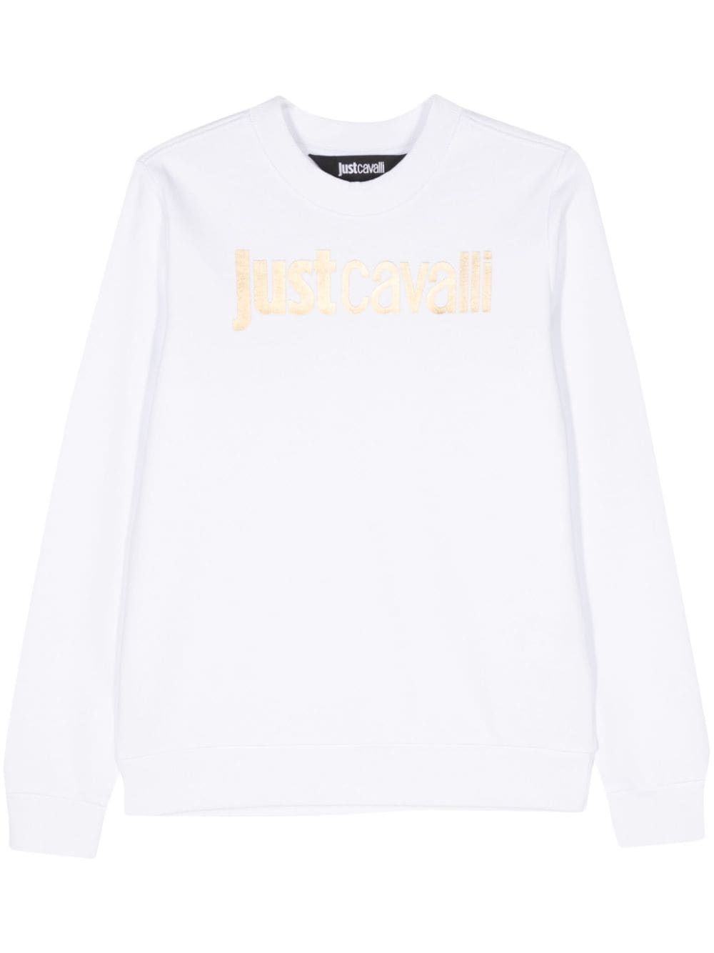 Just Cavalli Sweatshirt mit Logo-Print - Weiß von Just Cavalli