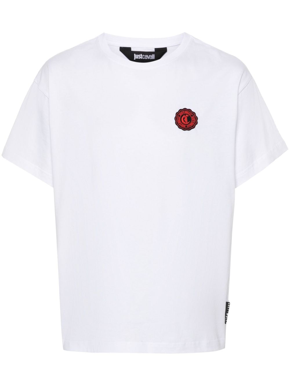 Just Cavalli T-Shirt mit Logo-Patch - Weiß von Just Cavalli