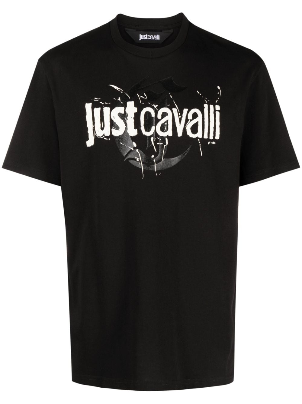 Just Cavalli T-Shirt mit Logo-Print - Schwarz von Just Cavalli