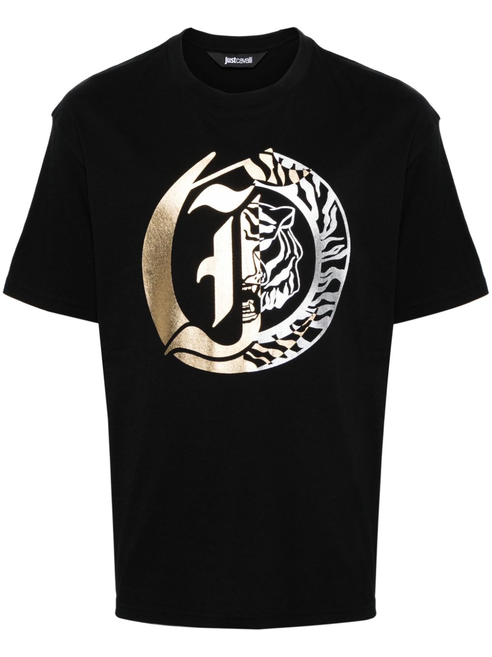 Just Cavalli T-Shirt mit Logo-Print - Schwarz von Just Cavalli