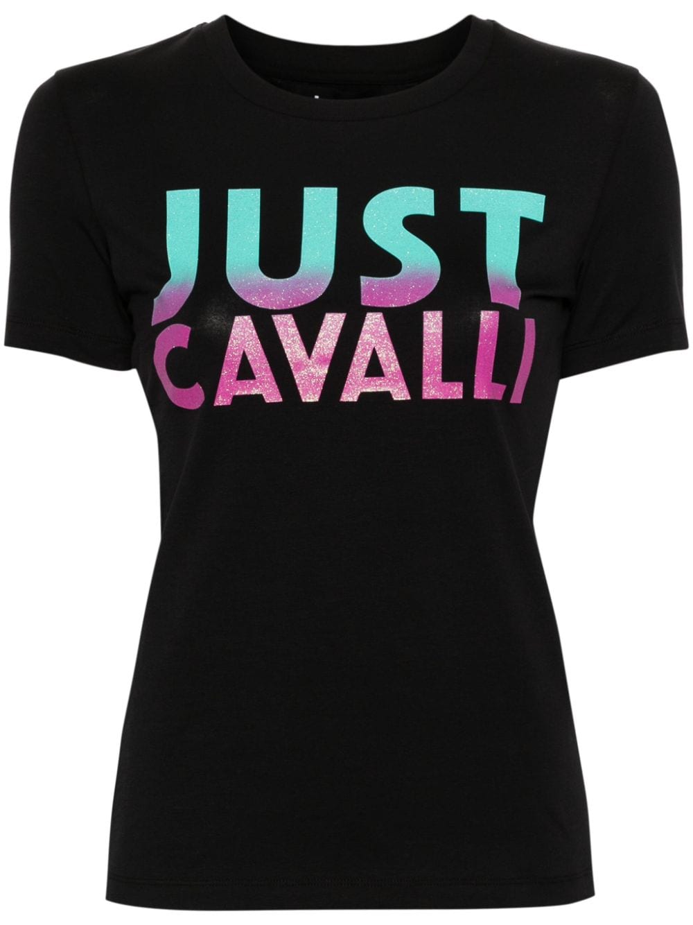 Just Cavalli T-Shirt mit Logo-Print - Schwarz von Just Cavalli