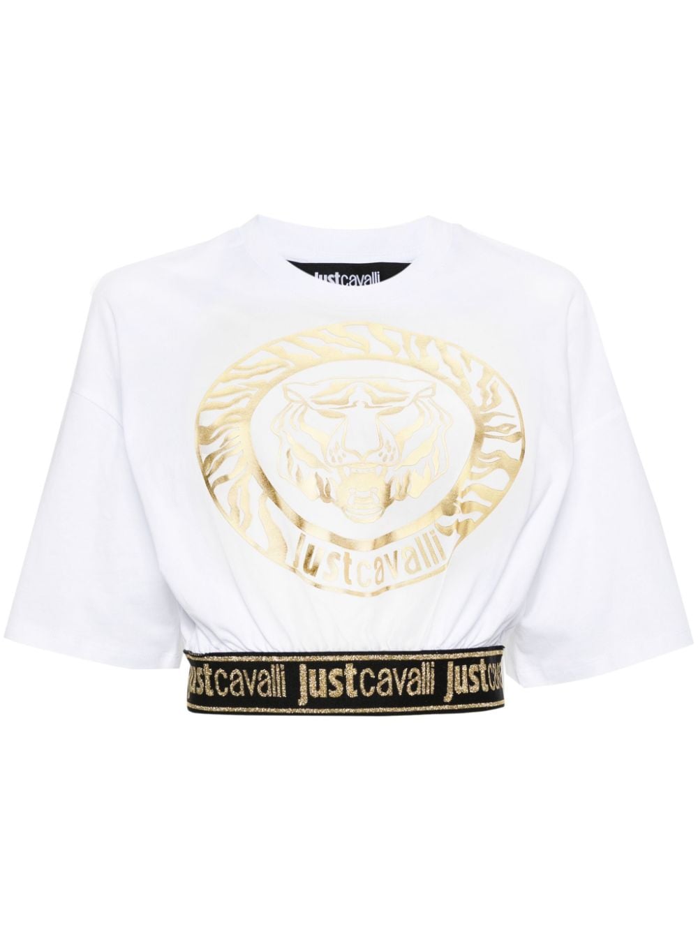 Just Cavalli T-Shirt mit Tiger-Print - Weiß von Just Cavalli