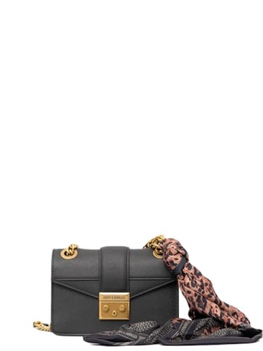 Just Cavalli Tasche Foulard Iconic 77RA4BI2 ZS766 Farbe Schwarz 899, Schwarz von Just Cavalli