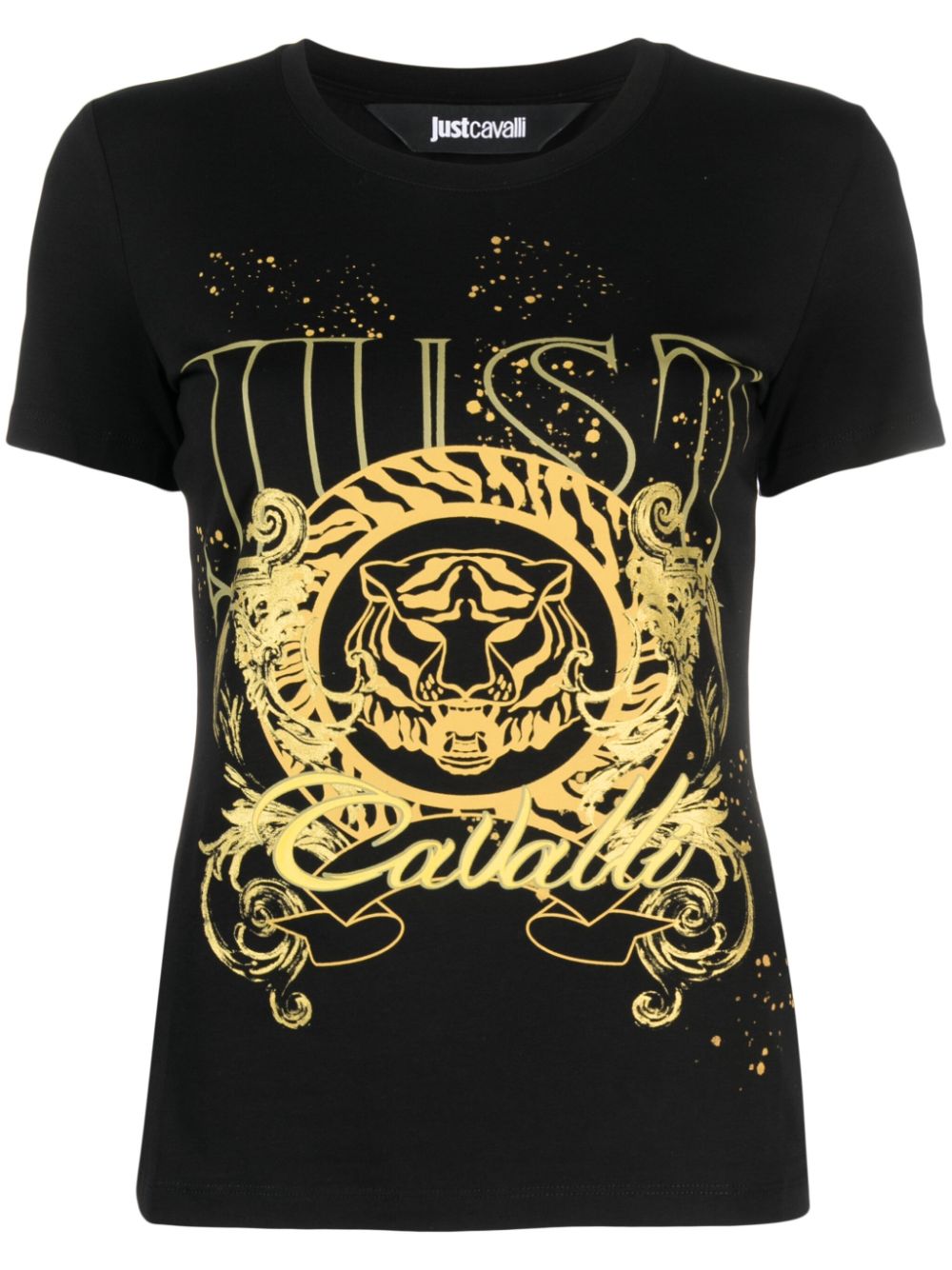 Just Cavalli T-Shirt mit Tiger - Schwarz von Just Cavalli