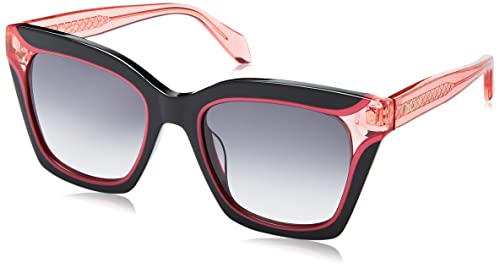 Just Cavalli Unisex SJC024V Sunglasses, 09P2 Nero+Rosa Lucido, 3XL von Just Cavalli