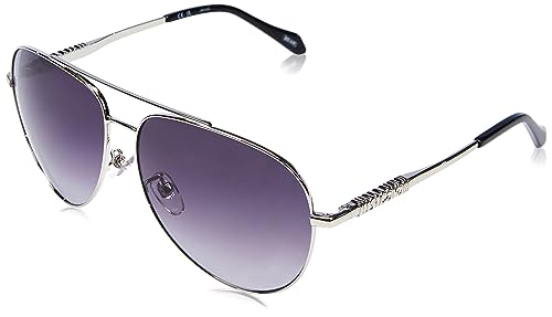 Just Cavalli Unisex SJC029 Sonnenbrille, Shiny Palladium W/SANBLAST and/OR MATT P von Just Cavalli