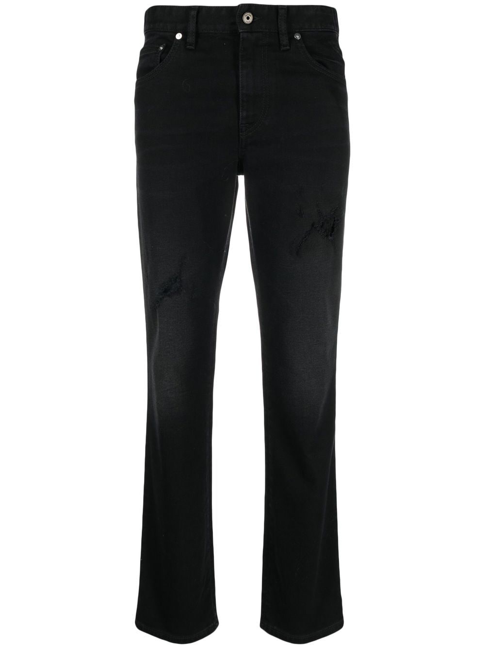 Just Cavalli Gerade High-Rise-Jeans - Schwarz von Just Cavalli