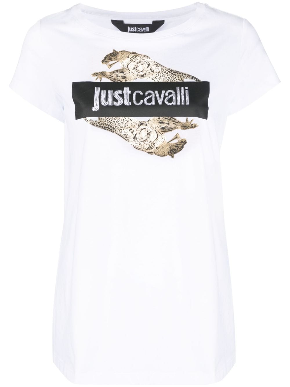 Just Cavalli T-Shirt mit Logo-Print - Weiß von Just Cavalli