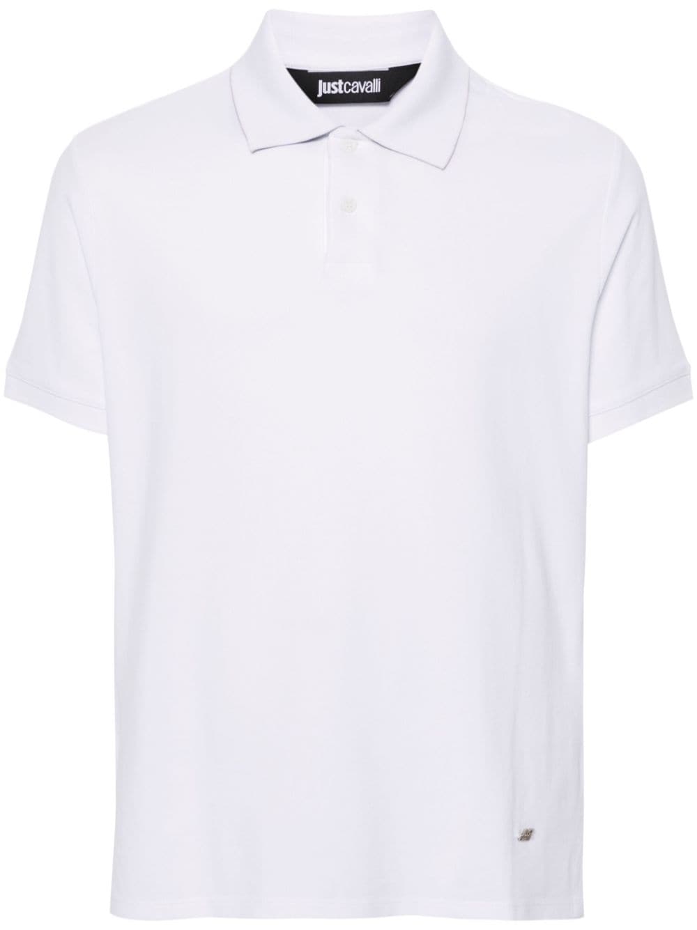 Just Cavalli Poloshirt aus Pikee - Weiß von Just Cavalli