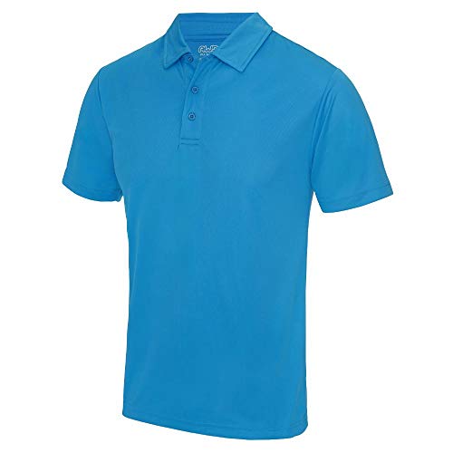 Just Cool - Herren Funktions Poloshirt 'Cool Polo' / Sapphire Blue, L L,Sapphire Blue von Just Cool