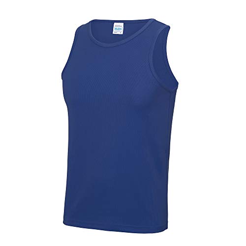 Just Cool - Unifarbenes Tanktop - Herren, Königsblau, Large von Just Cool