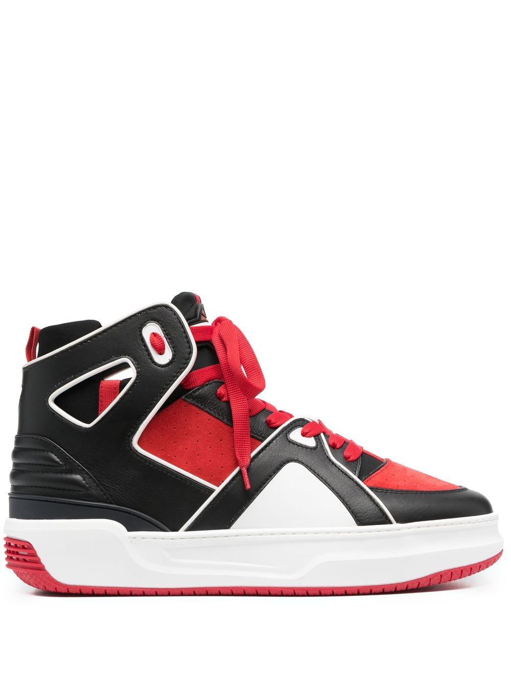 Just Don Basketball Courtside High-Top-Sneakers - Rot von Just Don