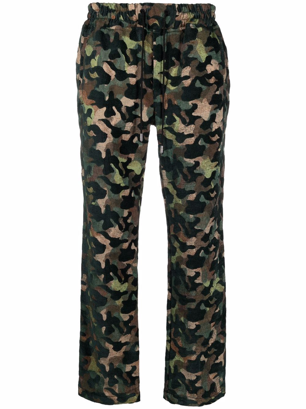 Just Don Gerade Hose mit Camouflage-Print - Grün von Just Don