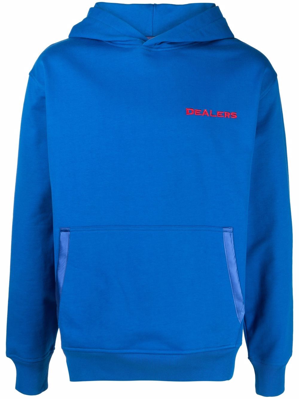 Just Don Hoodie mit "Dealers"-Stickerei - Blau von Just Don