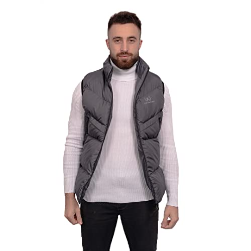 Just Emporio Herren Ärmel, für Erwachsene Ärmellose Daunenjacke, Anthra, XXL von Just Emporio