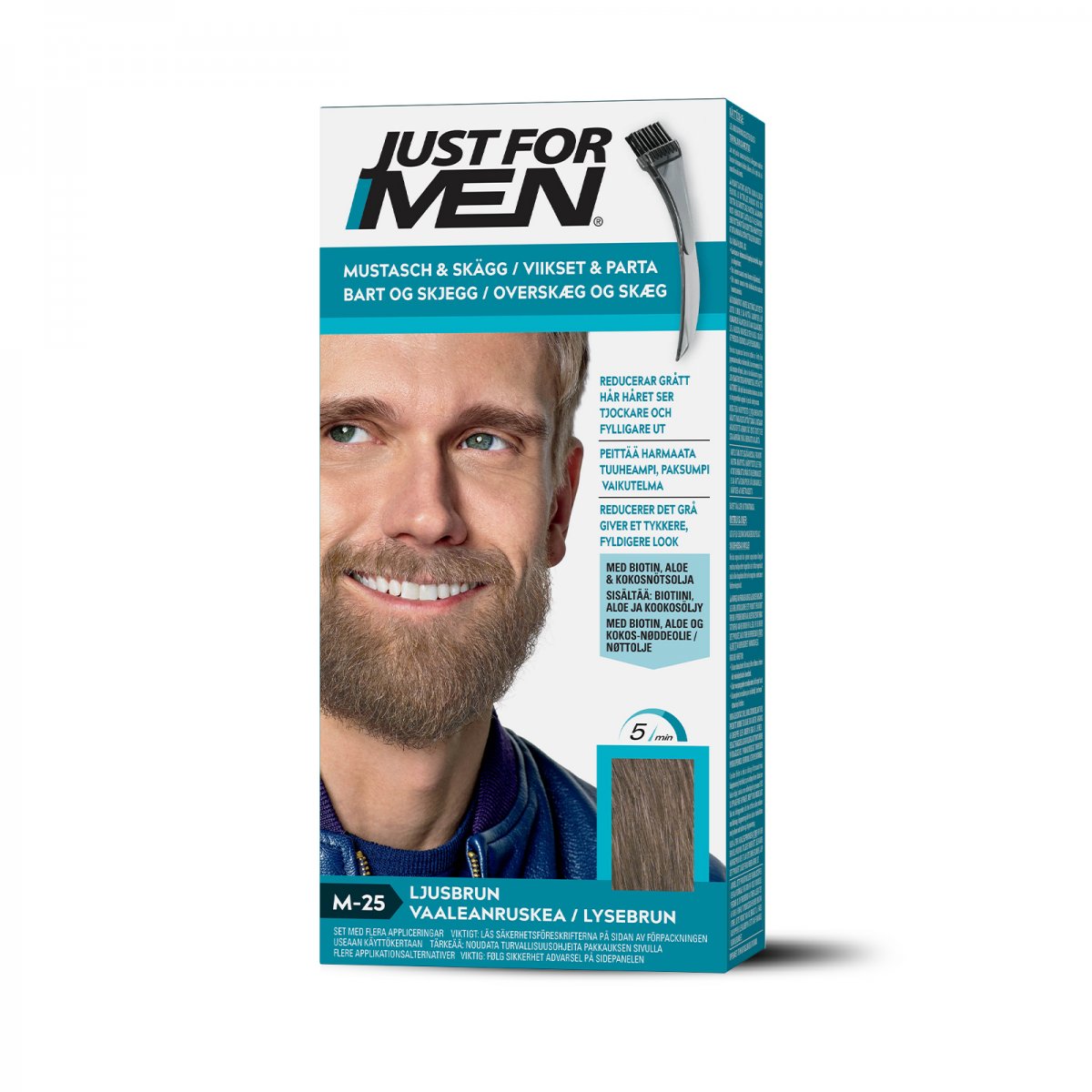 Just For Men Bart- und Kotelettenfarbe – Hellbraun von Just For Men