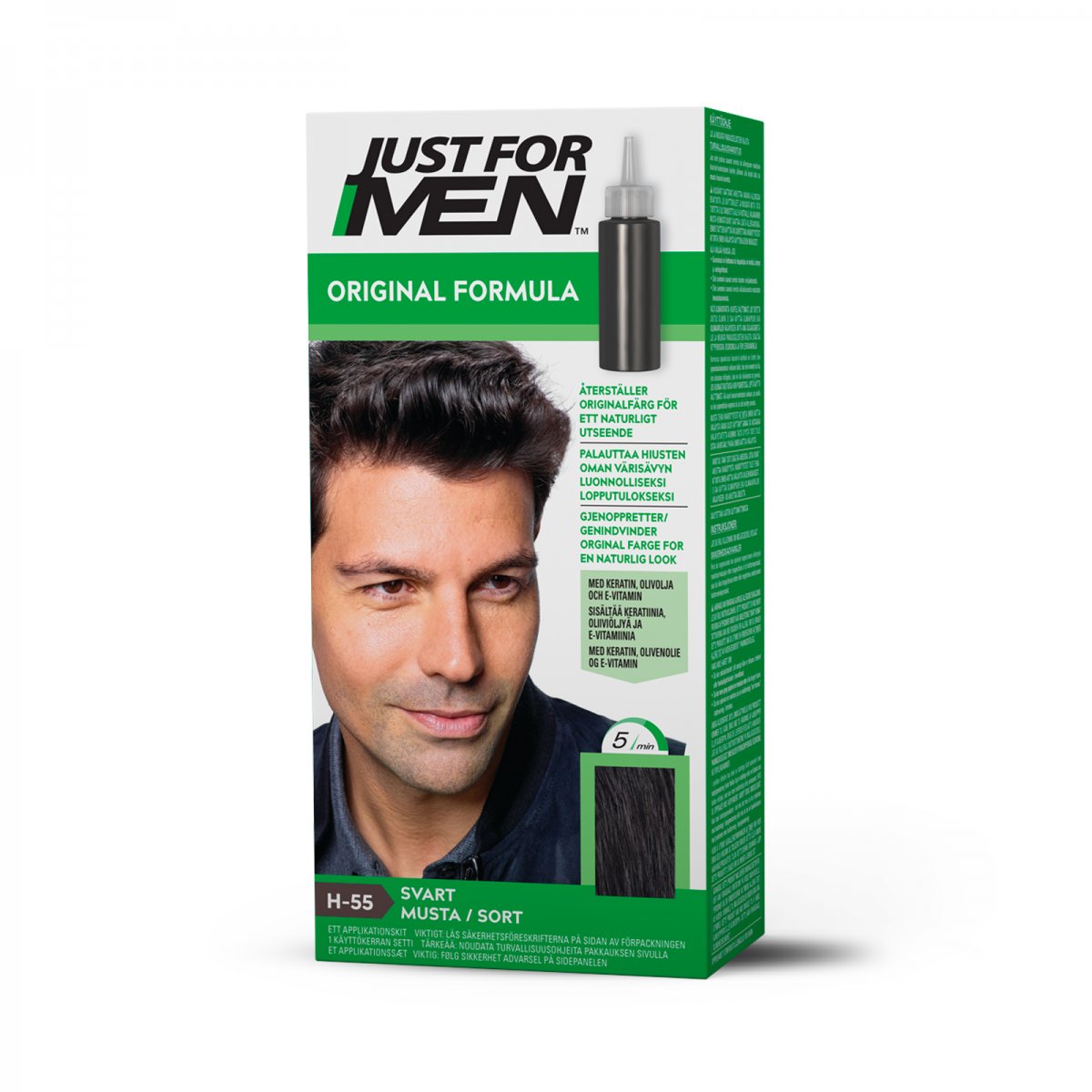 Just For Men Haarfarbe - Echtes Schwarz von Just For Men