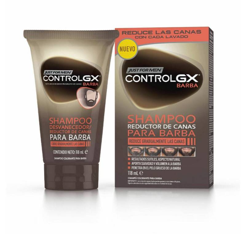 Just For Men Haarshampoo CONTROL GX champú reductor de canas para barba 118ml von Just For Men
